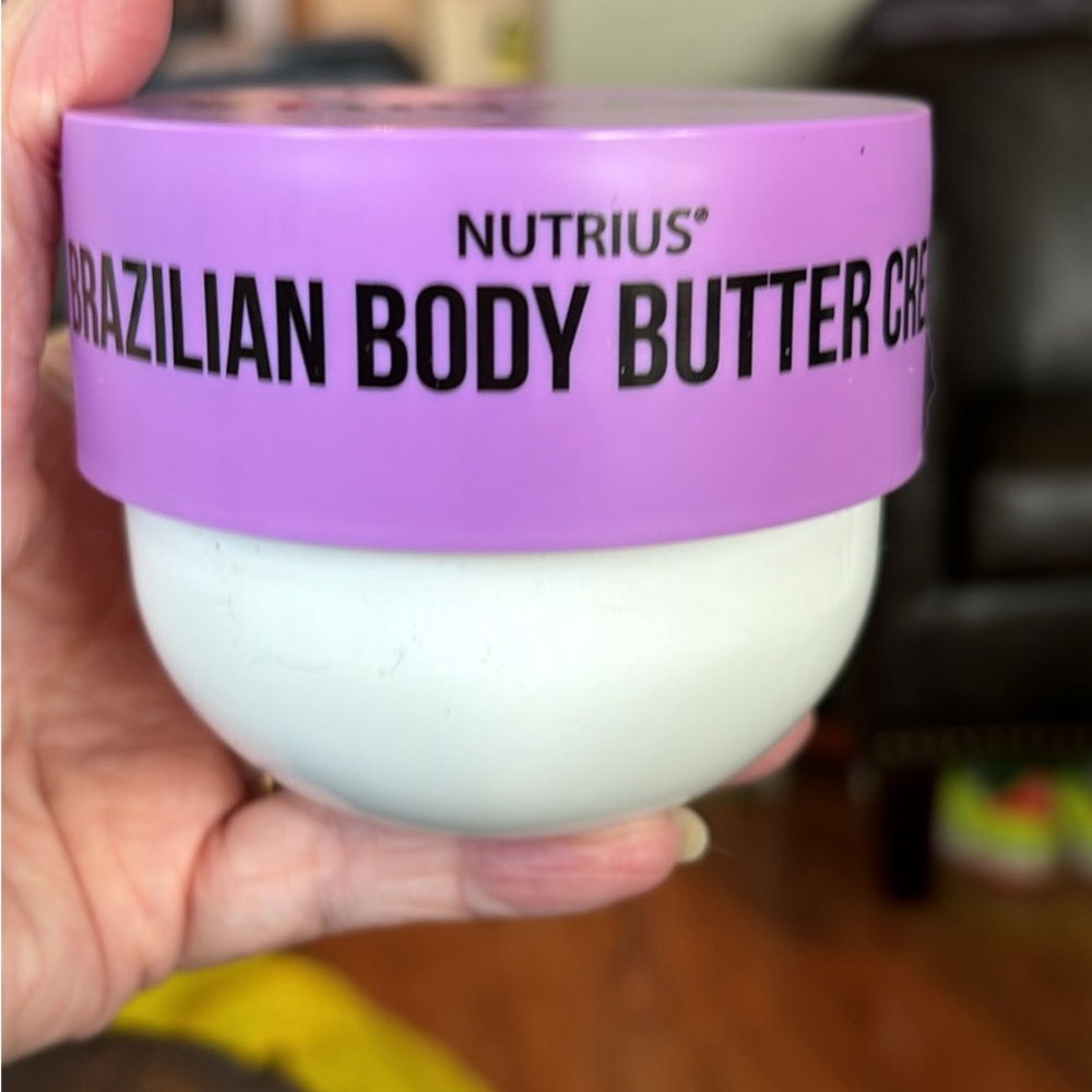 NEW Nutrius Brazilian Body Butter Cream 6 oz. Coconut Oil